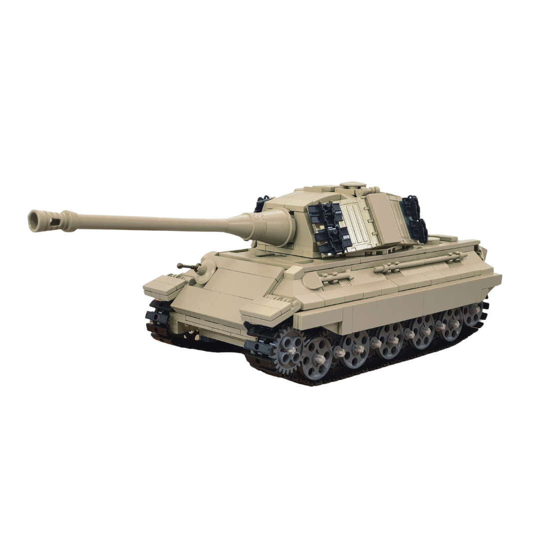 IMEX Oxford King Tiger Tank Brick Set – 767-Piece WWII German Heavy Tank Model