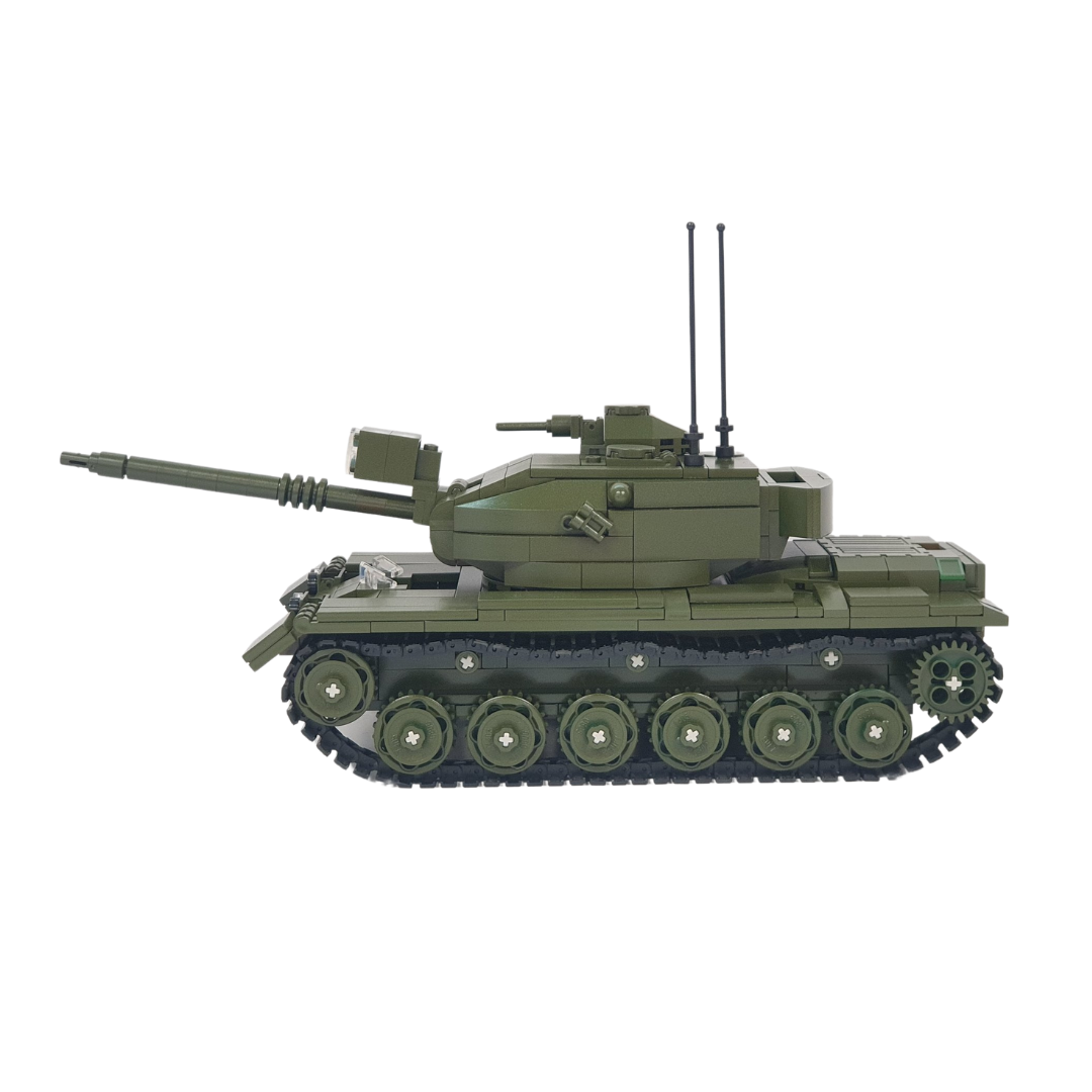 IMEX Oxford M60 Patton Tank Brick Set – 688-Piece Cold War Battle Tank Model