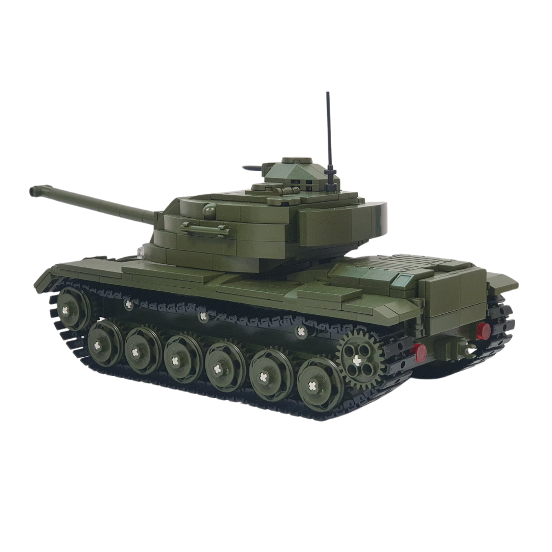 IMEX Oxford M48 Patton Tank Brick Set – 663-Piece Cold War Battle Tank Model