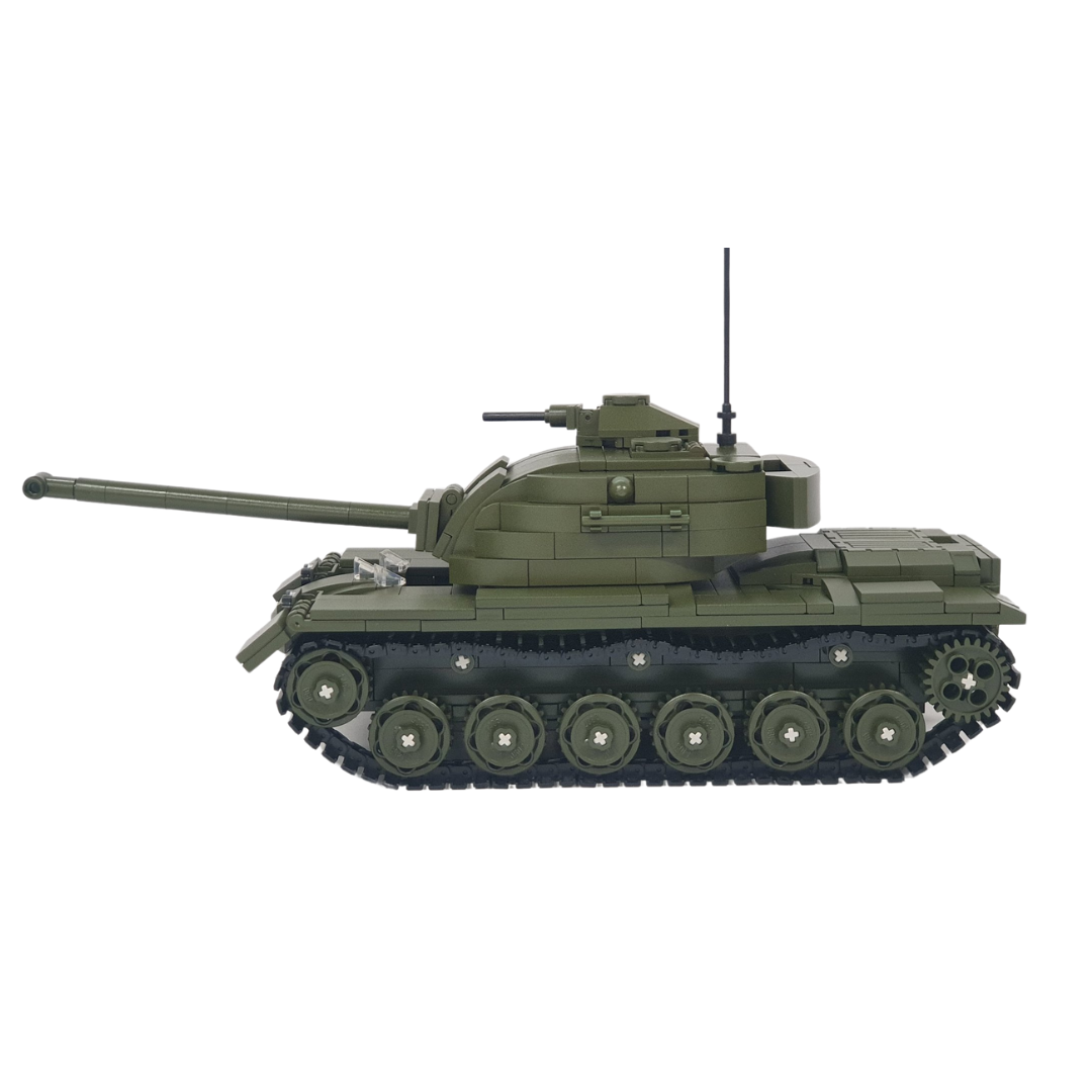 IMEX Oxford M48 Patton Tank Brick Set – 663-Piece Cold War Battle Tank Model