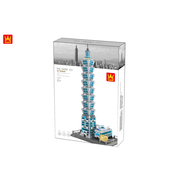 WANGE 5221 – Taipei 101 Architecture Building Set (1512 Pieces)