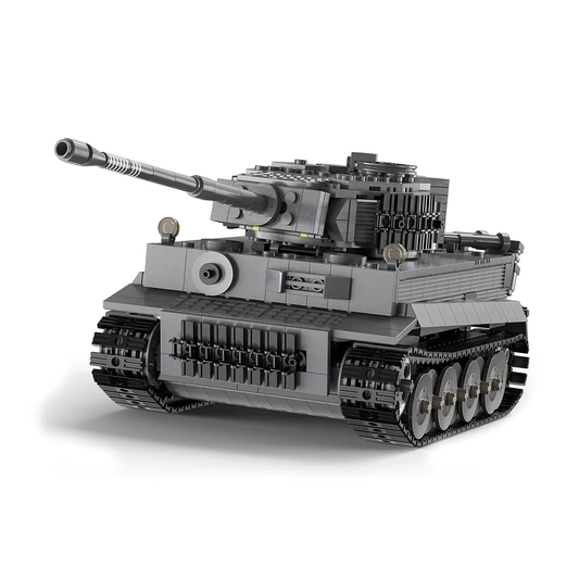 CaDA Masters WWII German Tiger Tank Remote Controlled Brick Building Set 925 Pieces