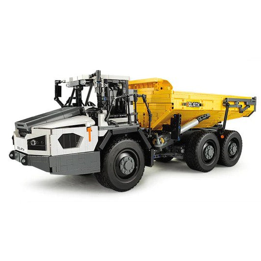 CaDA Articulated Dump Truck Remote Controlled Construction Series 1:17 Scale Brick Building Set 3,067 Pieces