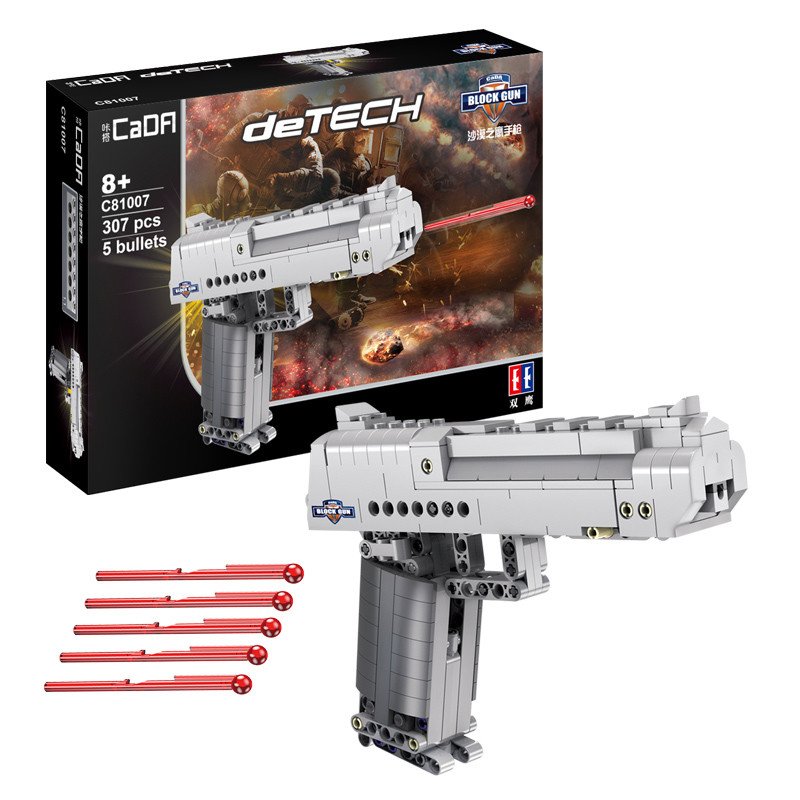 CaDA Model Pistol Brick Building Set 307 Pieces