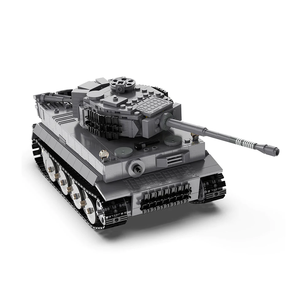 CaDA Masters WWII German Tiger Tank Remote Controlled Brick Building Set 925 Pieces