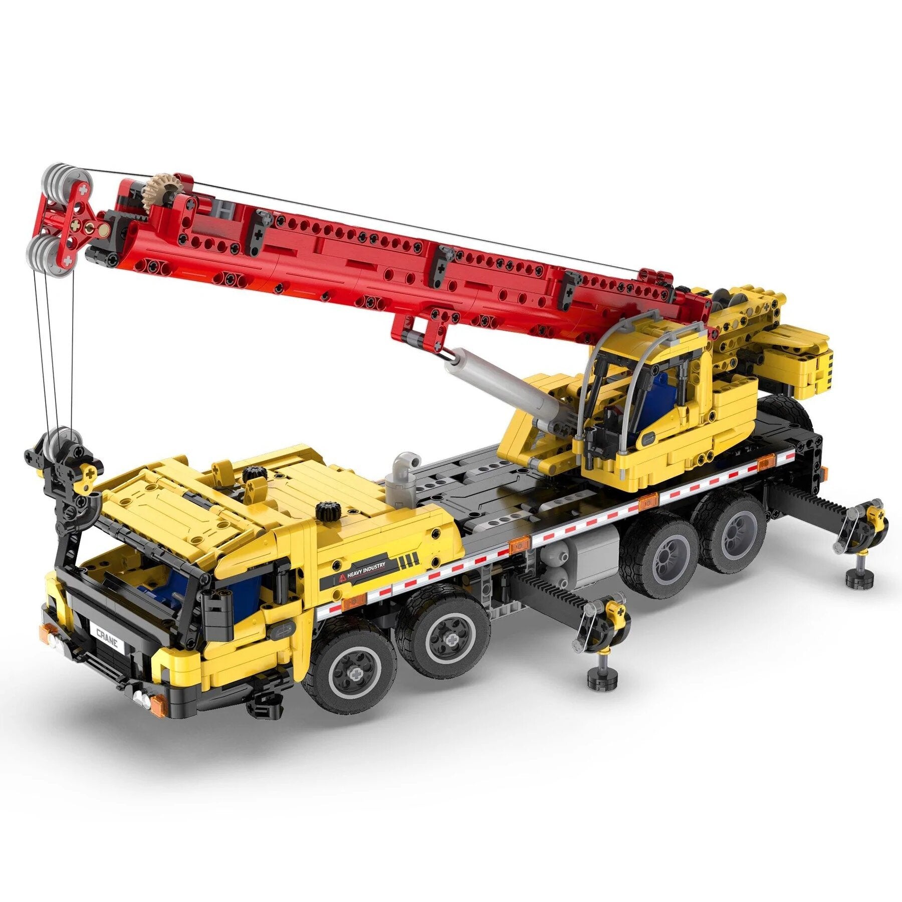 CaDA Mobile Extension Crane Construction Series (Non-Motorized) Brick Building Set 1,831 Pieces