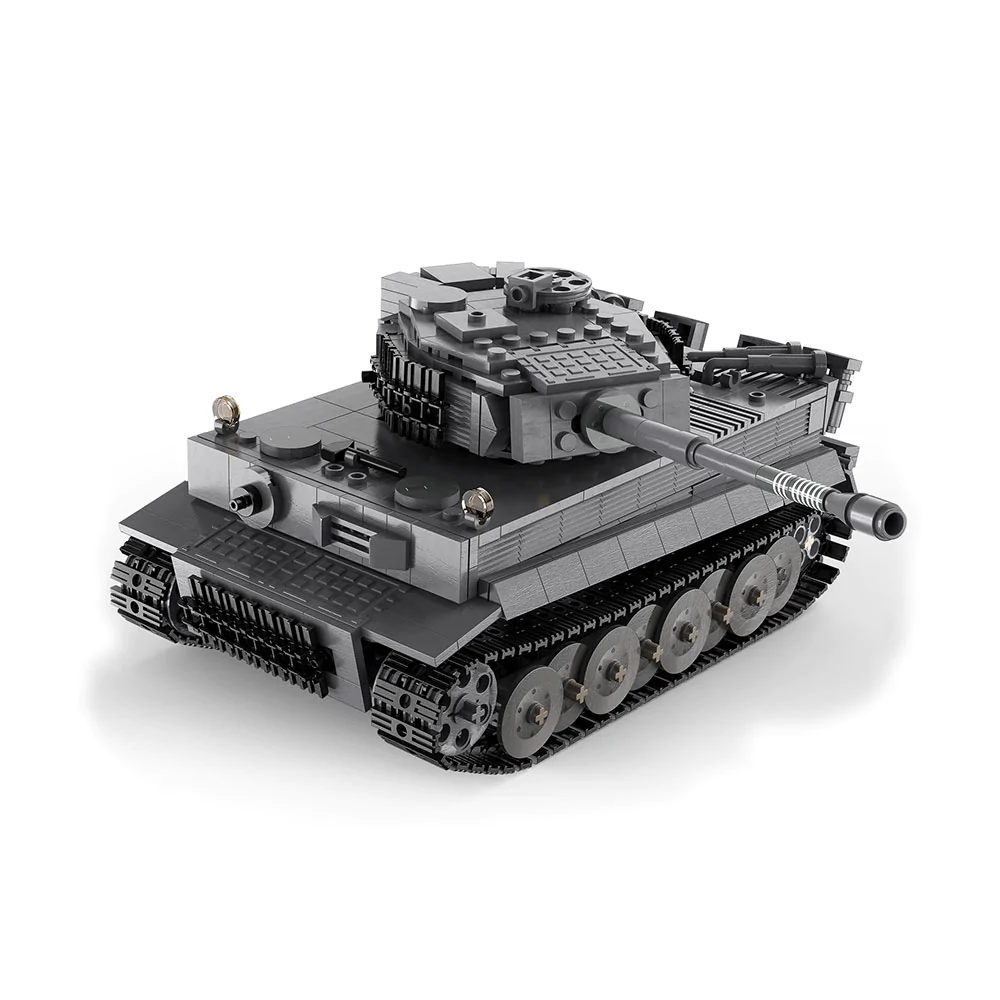 CaDA Masters WWII German Tiger Tank Remote Controlled Brick Building Set 925 Pieces