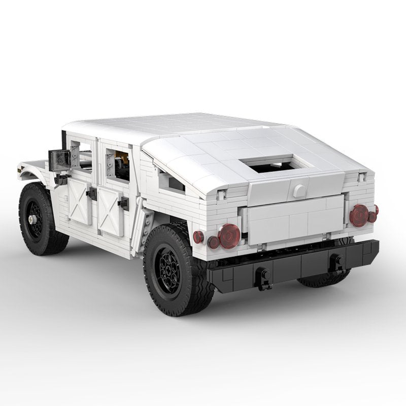 CaDA 1:12 Scale Model Humvee (Non-Motorized) Brick Building Set 1,386 Pieces