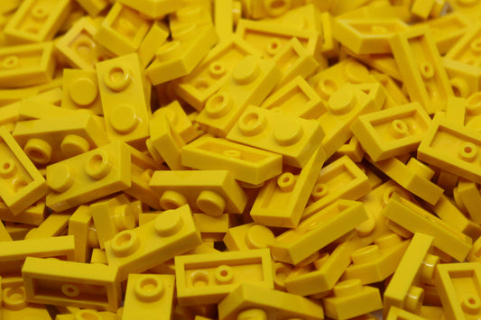 1X2X1/3 Stud Bricks 200 Pack (Yellow)