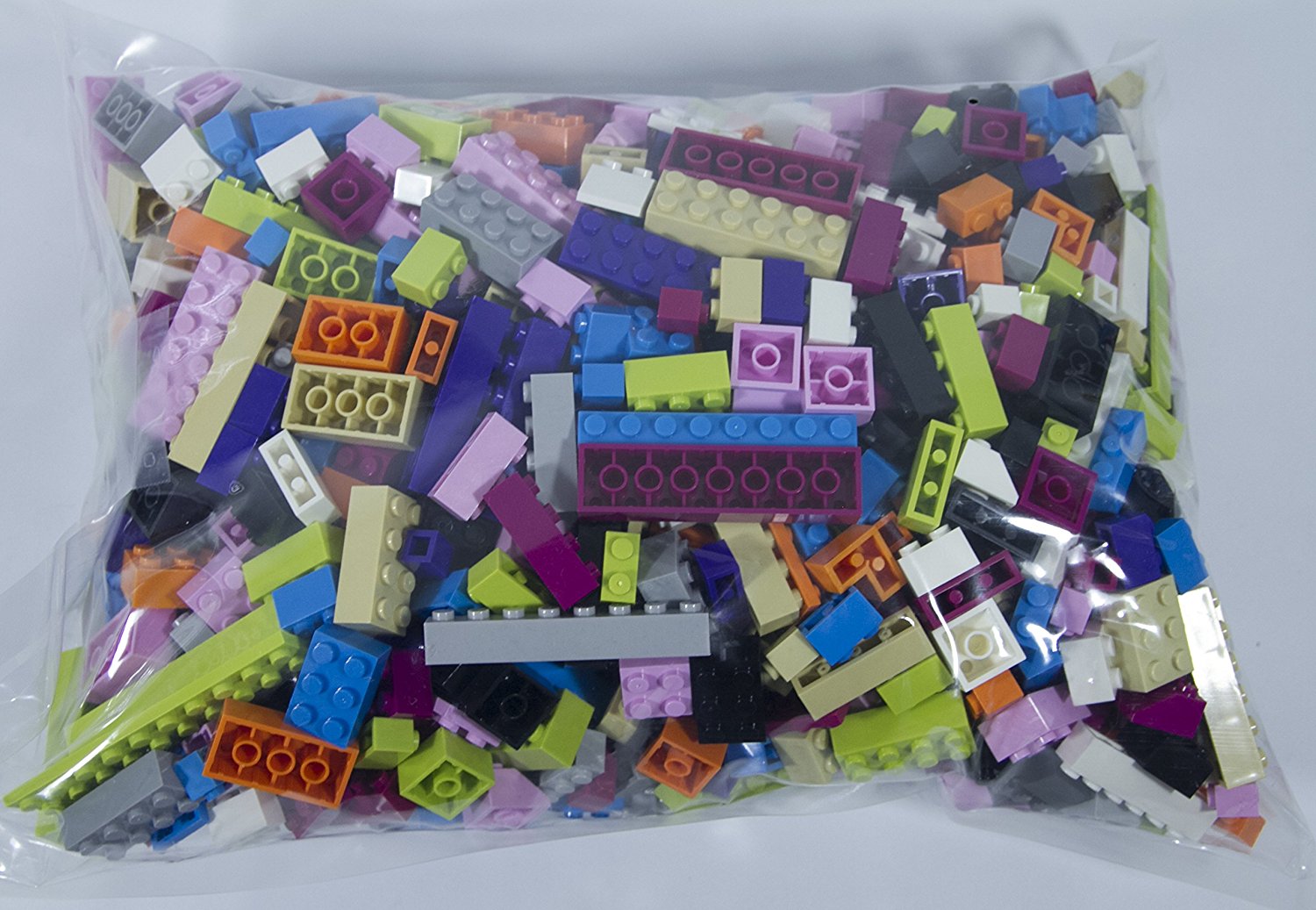 500 Piece Assorted Pastel Colored Blocks