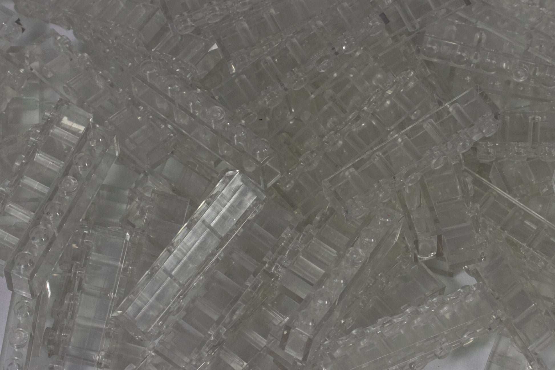 1x6 Stud Brick 100 Pack (Clear)