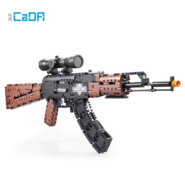 CADA Model Assault Rifle Brick Building Set 738 Pieces