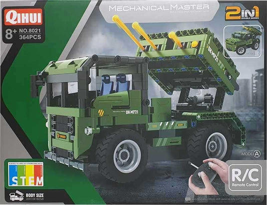 TECK BRICKS RC ROCKET LAUNCHER 364 PCS