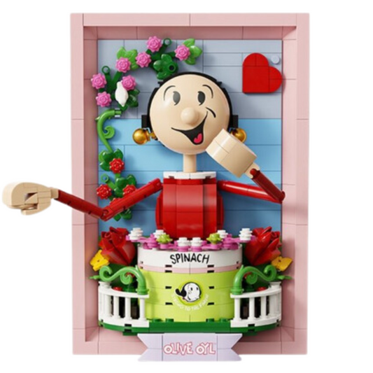 Pantasy 3D Olive Oyl Framed Puzzle