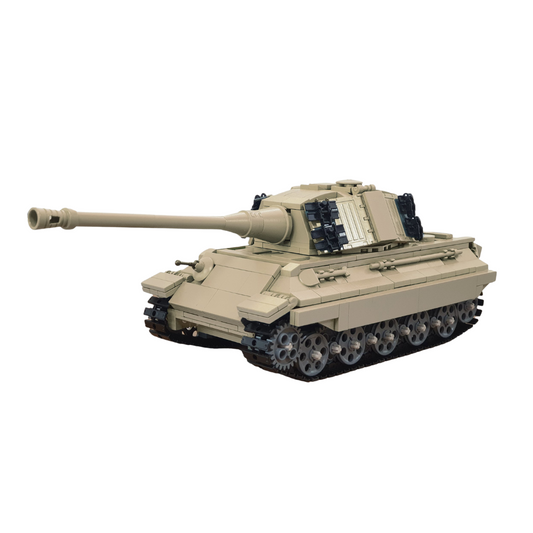 IMEX Oxford King Tiger Tank Brick Set – 767-Piece WWII German Heavy Tank Model