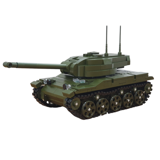IMEX Oxford M41 Walker Bulldog Tank Brick Set – 584-Piece WWII Light Tank Model