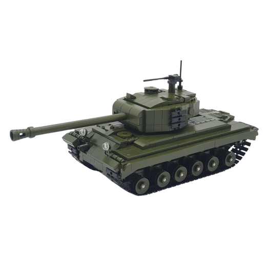 IMEX Oxford M26 Pershing Tank Brick Set – 748-Piece WWII Heavy Tank Model