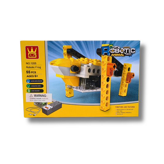 WANGE WAG1206 Robotic Crab – 67-Piece Motorized STEM Building Set