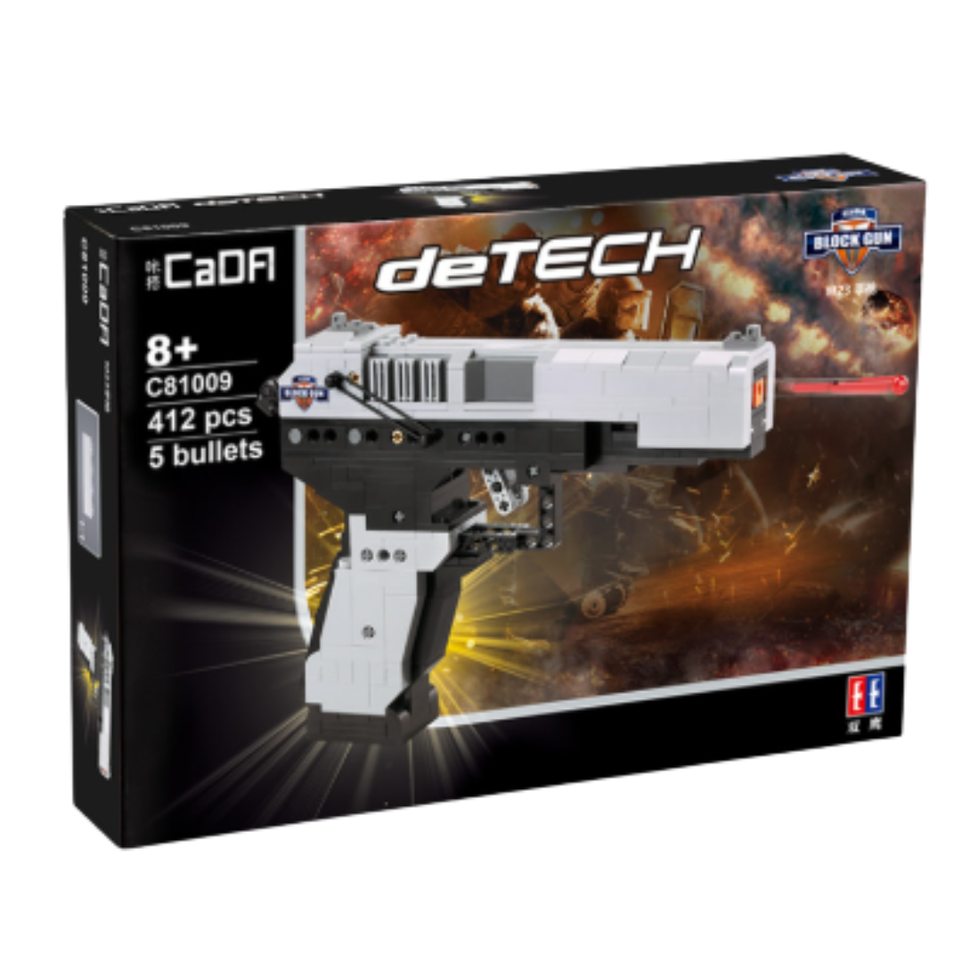 CaDA Double Barrel Pistol Brick Model Kit