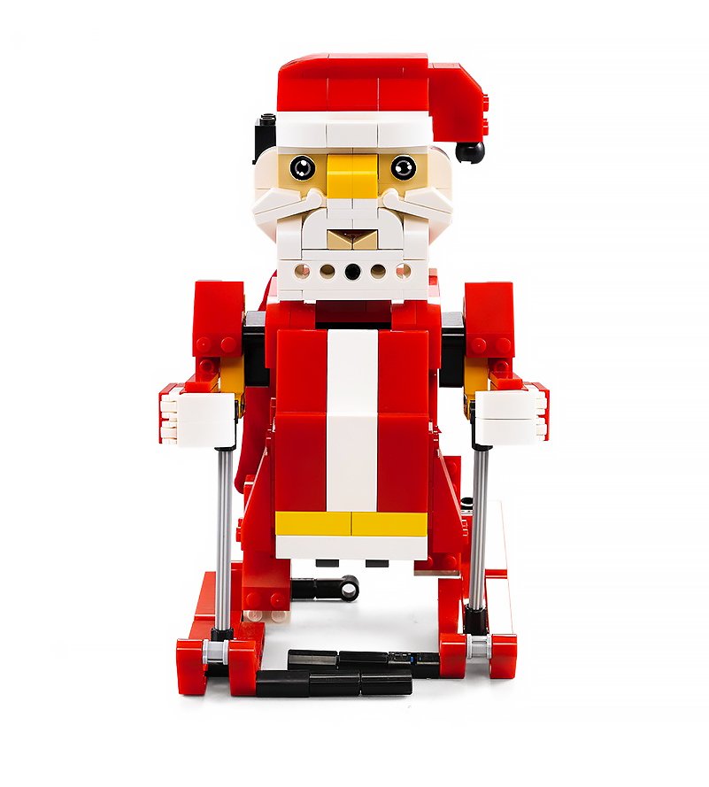 CaDA Santa Claus 2in1 with Sleigh Motion & Sound Controlled Brick Building Set; Lights, Movement & Sound 439 Pieces